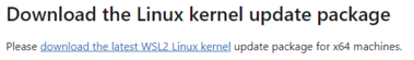 Download the Linux kernel update package